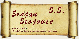 Srđan Stojović vizit kartica